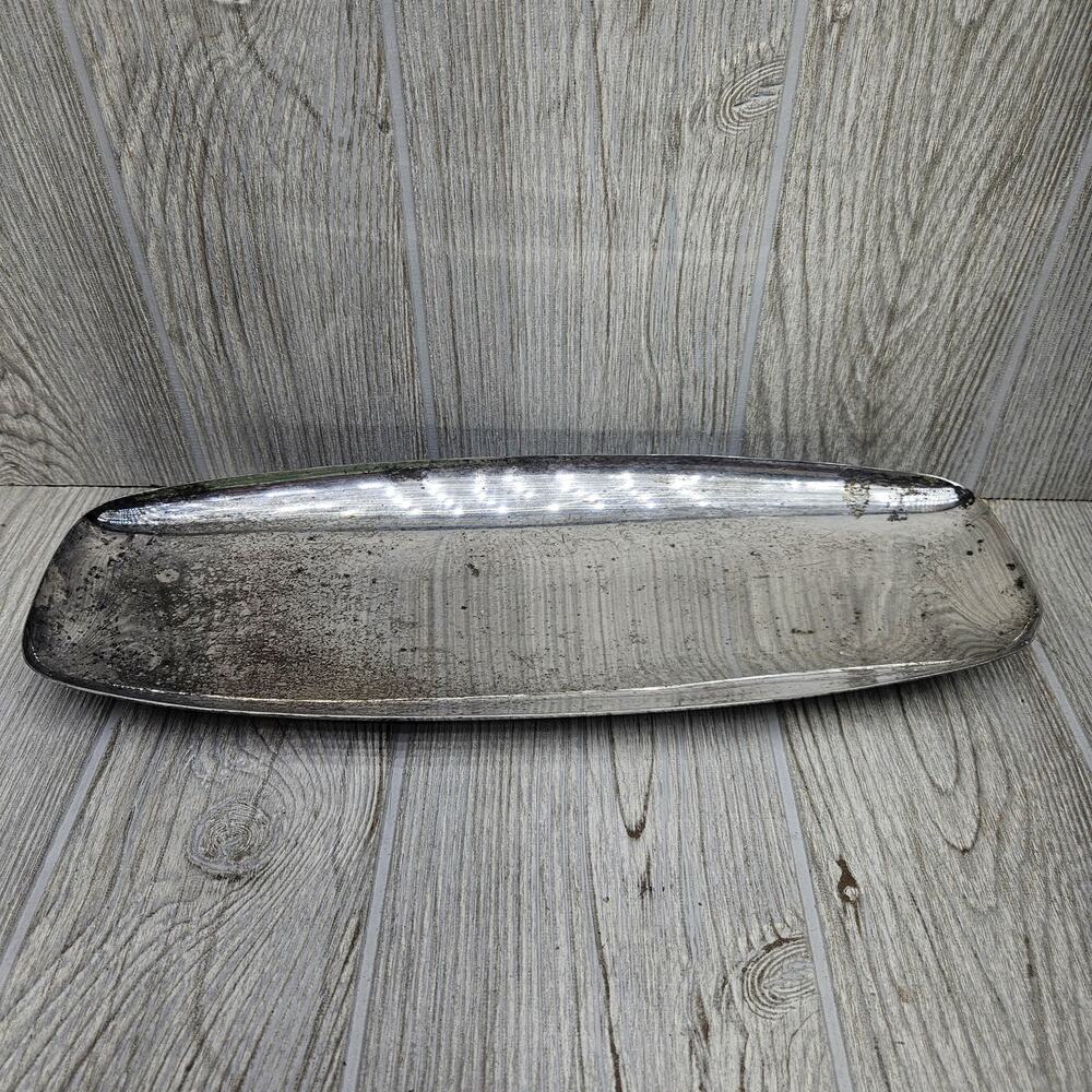 Vintage W&S Blackinton Silver Plated Footed Tray 15" Oblong Platter Made in USA